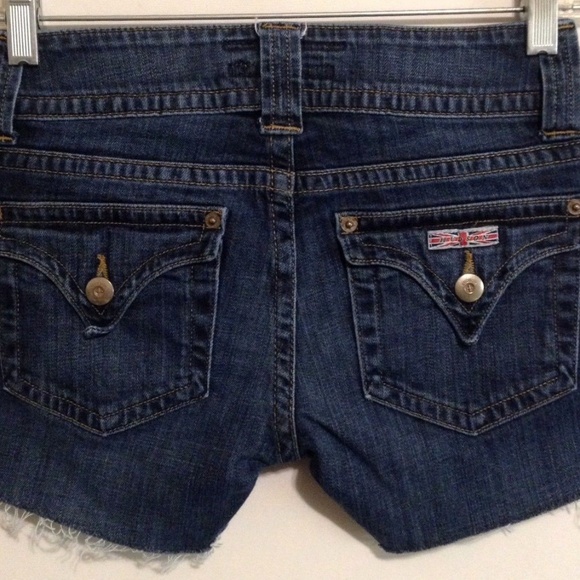 Hudson Jeans Pants - Hudson Cut Off Frayed Denim Blue Jean Shorts 26